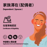 Dependent (Spouse) | Certificate of Eligibility | Application form and Statement of reasons