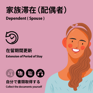 Dependent (Spouse) | Extension of Period of Stay | Collect the documents yourself