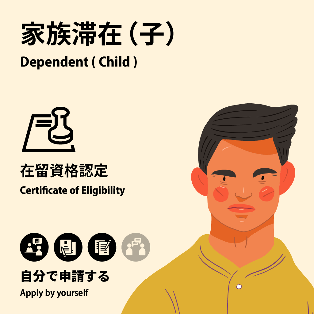 Dependent (Child) | Certificate of Eligibility | Apply by yourself