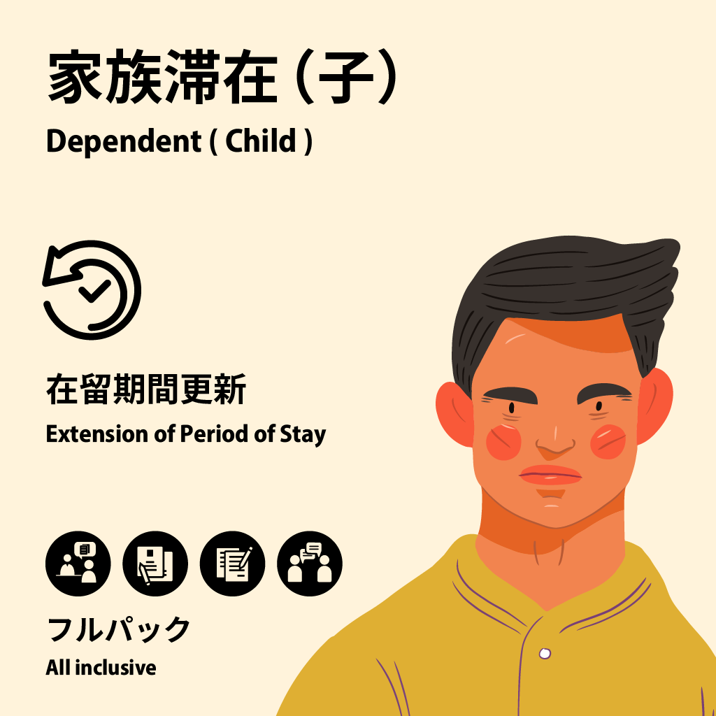 Dependent (Child) | Extension of Period of Stay | All inclusive